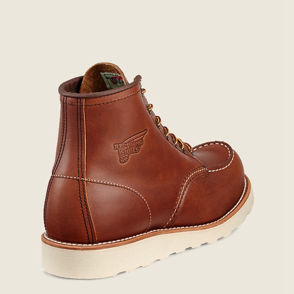 Red Wing Iş Botu Erkek - Traction Tred - 6-Inch Soft Toe - Kahverengi - 08PAIYBQR